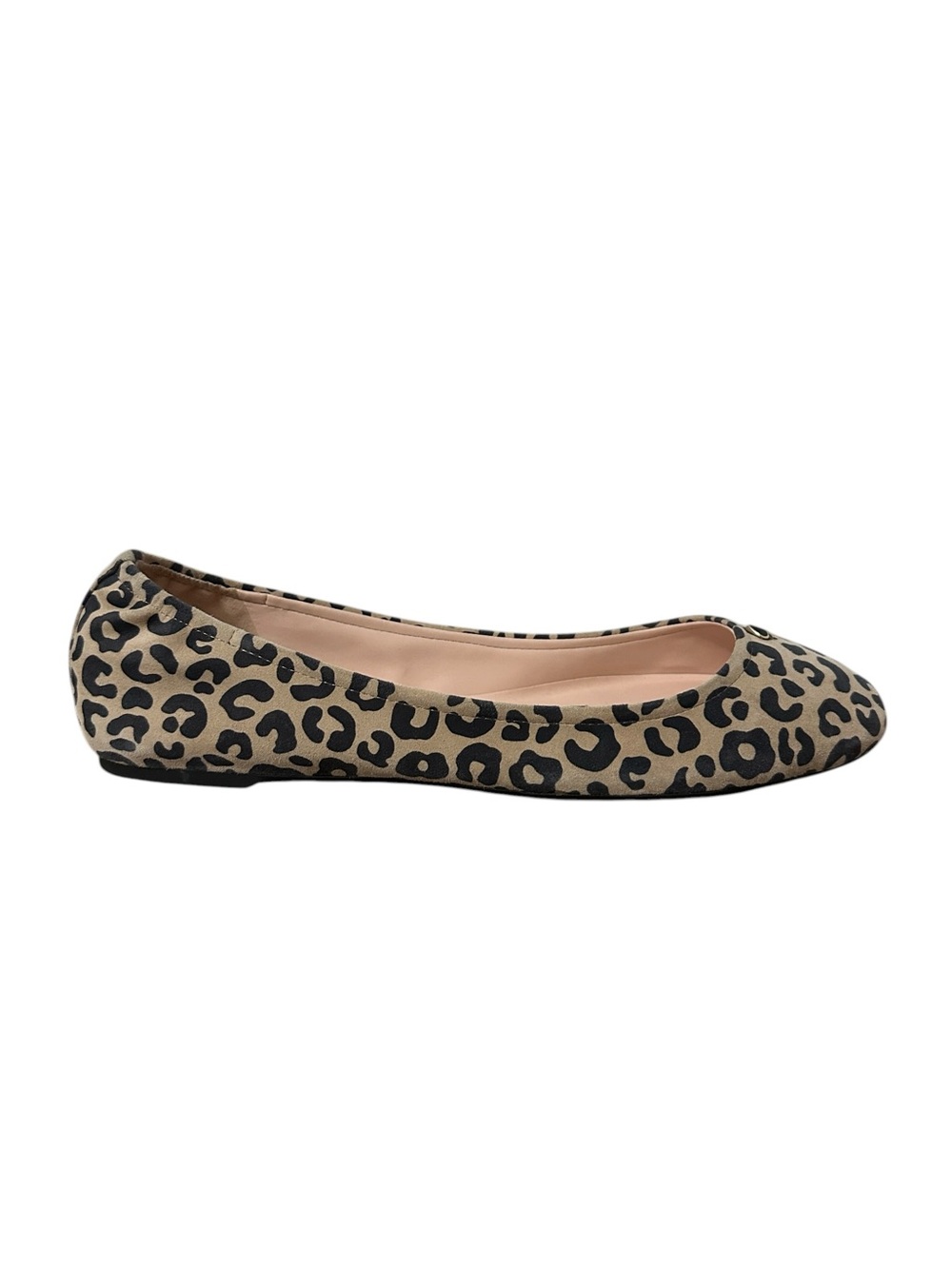 Kate Spade Women’s Keaton Leopard Printed Suede Leather Ballet Flat Size 11